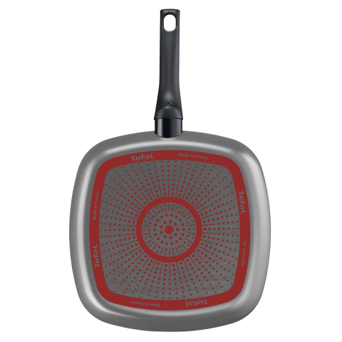 Tigaie grill Tefal Easy Plus, 26X26 cm, invelis antiaderent din titan, indicator Thermo-Signal, negru [2]