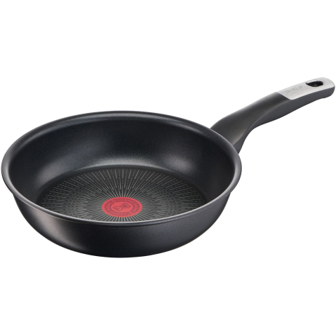 TIGAI SI VASE PENTRU GATIT - Tigaie Tefal Unlimited, 26 cm, inductie, invelis antiaderent din titan, indicator Thermo-Signal, baza Thermo-Fusion, negru