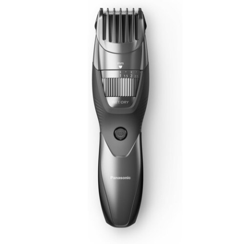 ACCESORII - Trimmer pentru barba Panasonic ER-GB44-H503,Wet & Dry, Motor liniar, senzor inteligent, acumulator Ni-Mh, Gri