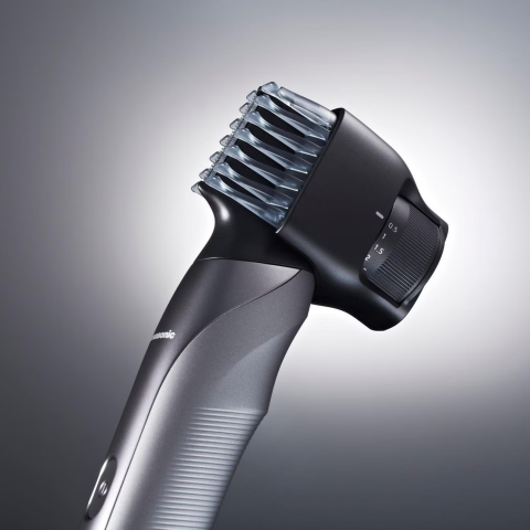 Trimmer pentru barba si par corporal Panasonic ER-GY60-H503 , 3 in 1, functionare cu si fara fir, Argintiu/Negru [1]