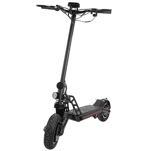 BICICLETE SI TROTINETE ELECTRICE - RESIGILATE - Trotineta electrica Kugoo G2Pro Negru, putere motor 800W, 3 trepte de viteza, autonomie 50KM, viteza 50KM, greutate maxima admisa 130Kg, roti 10 inch, timp de incarcare 4-6 ore, incarcare rapida, sist