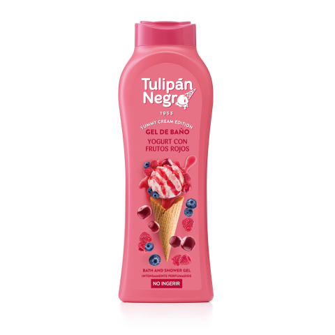CURATENIE SI INGRIJIRE - Tulipan Negro gel de dus 650ml - Yogurt Frutos Rojos