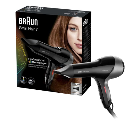 Uscator de par BRAUN Editie Limitata Satin Hair 7 HD780 SensoDryer 2000W 4 trepte de temperatura [1]
