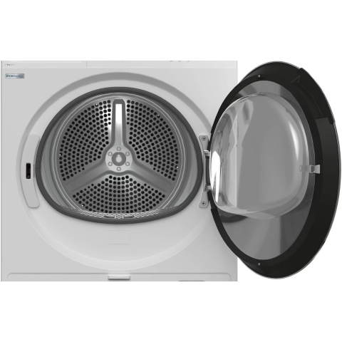 Uscator de rufe Beko B5T68233, Pompa de caldura EcoGentle™, 8 kg, 15 programe, Clasa E, RecycledDry, IronFinish, Hygienic Reresh, SteamCure, Alb [2]