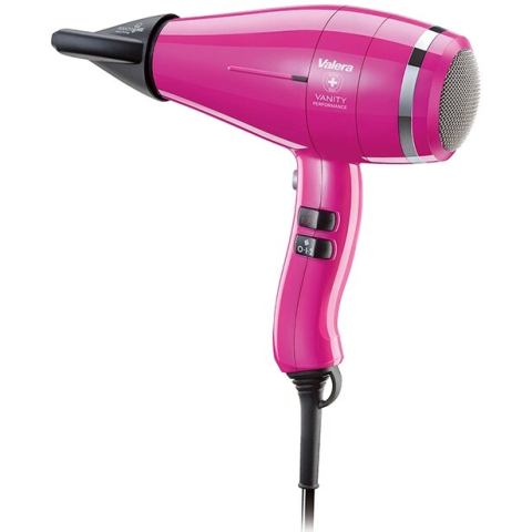 ARTICOLE HAIR-STYLING - Uscator profesional de par Valera Vanity Performance VA 8612 RC HP, 2400 W, Smart Airflow, Ionizare, 6 setari temperatura, 2 setari viteza, 2 Concentratoare, Roz
