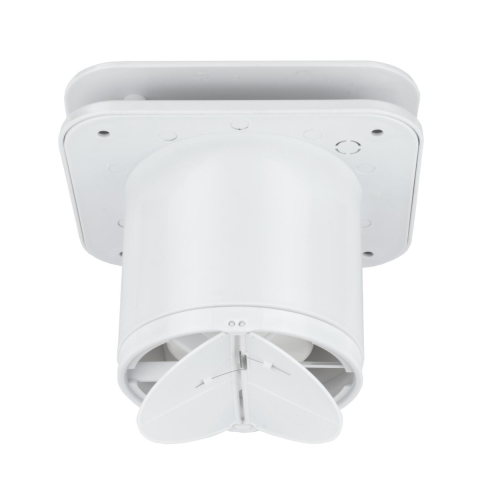 SANITARE - RESIGILATE - Ventilator baie Turbionaire TREND 120 SWM, Clapeta antiretur, Diametru racord 120mm, Silentios, Protectie IPX4, Aspiratie perimetrala, Design minimalist, Instalare flexibila, Panou frontal alb mat