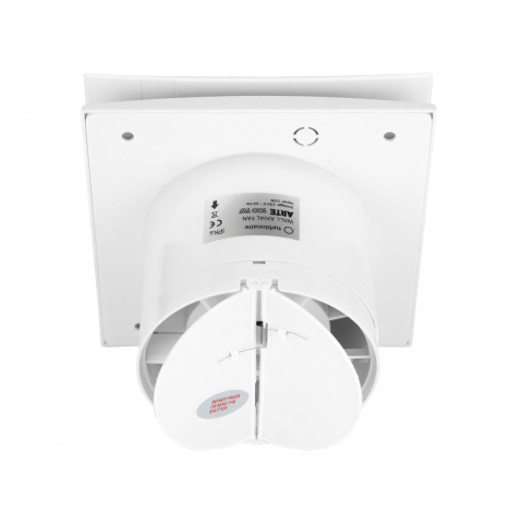 Ventilator de baie Turbionaire ARTE 100 TW, Alb, Timer, Clapeta antiretur, Aspiratie perimetrala, Diametru racord 100mm, Protectie IPX4 [2]