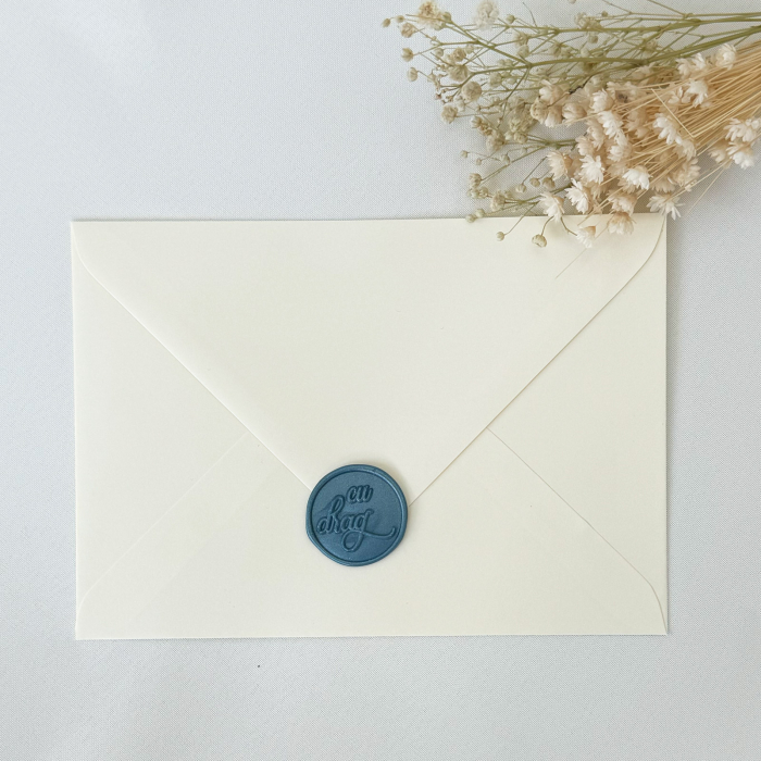 Baton de ceară albastru mineral, batoane de ceară gri-albastru pentru sigilii [2]