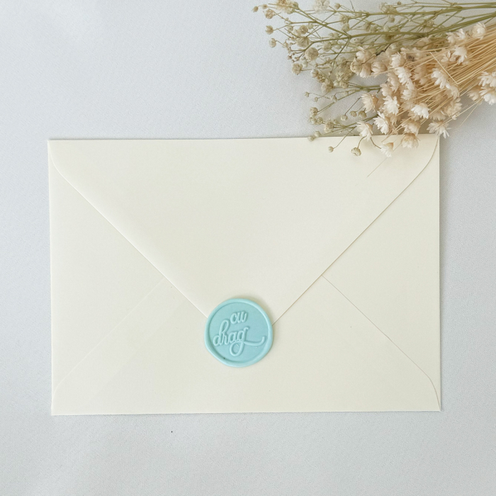 Baton de ceară albastru pal, batoane de ceară bleu pastel pentru sigilii [2]