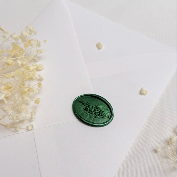 Baton ceara pentru sigilii invitatii verde smarald [3]