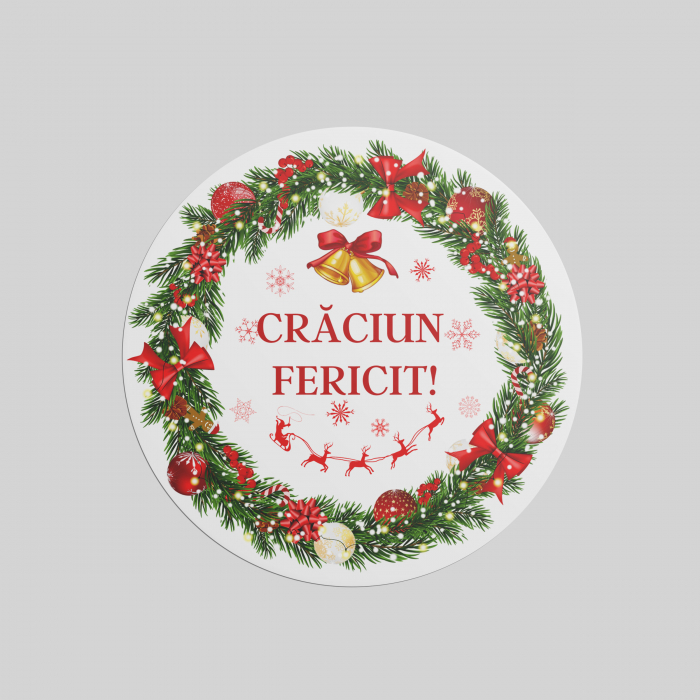 etichete adezive coronita de craciun [2]
