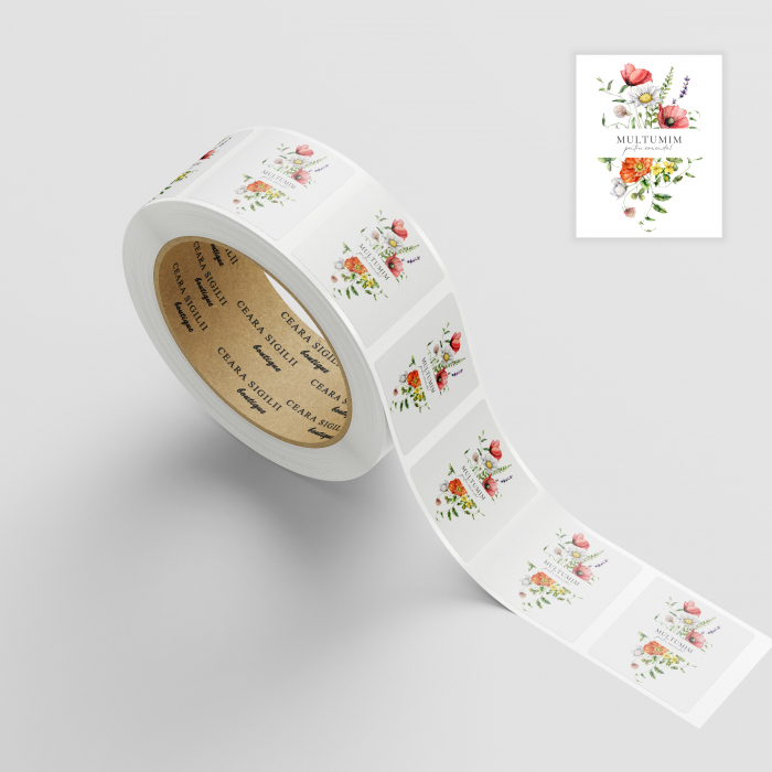 Etichete Multumim pentru comanda 50x40mm [2]