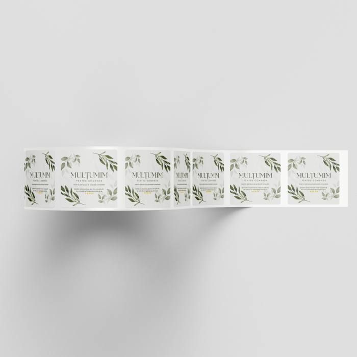 Etichete Multumim pentru comanda 6x6cm [3]