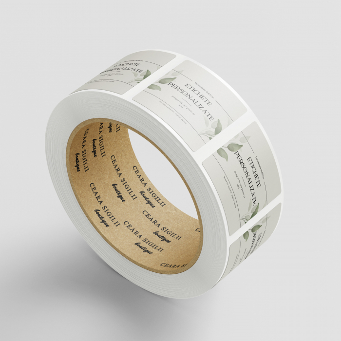 Etichete personalizate 50x85 mm lucioase, stickere dreptunghi rezistente, etichete autoadezive sintetice [2]