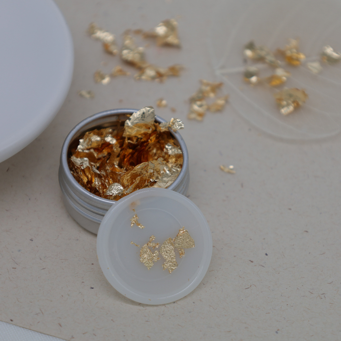 Fulgi foita de aur pentru sigilii de ceara invitatii nunta [2]