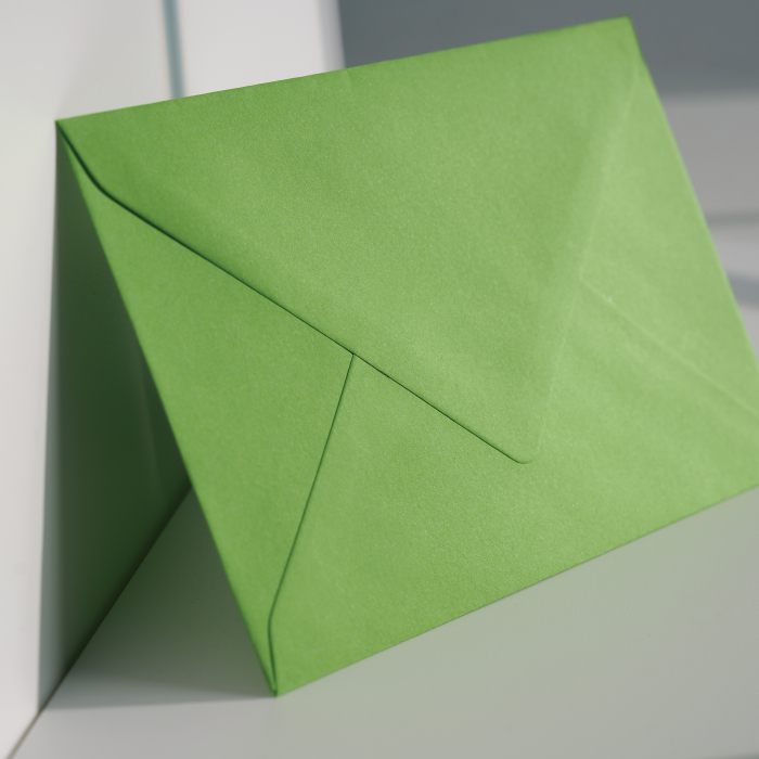 Plic C6 verde pentru invitatii de nunta / felicitari [2]