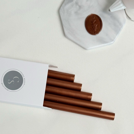 Batoane de ceara pentru sigilii - Baton ceara pentru sigilii invitatii cupru