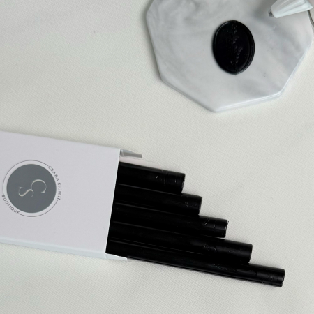 Batoane de ceara pentru sigilii - Baton ceara pentru sigilii invitatii negru
