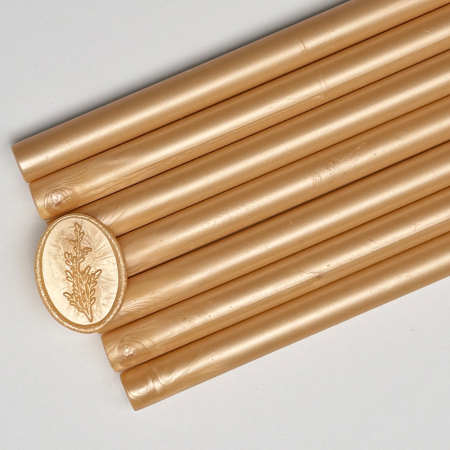 Batoane de ceara pentru sigilii - Baton de ceară peach sidefat pentru sigilii