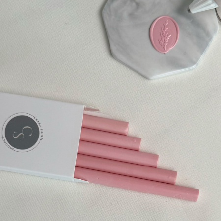 Batoane de ceara pentru sigilii - Baton ceara pentru sigilii invitatii roz trandafiriu