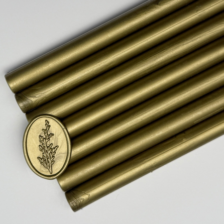 Batoane de ceara pentru sigilii - Baton de ceară verde antic, batoane de ceară vintage pentru sigilii