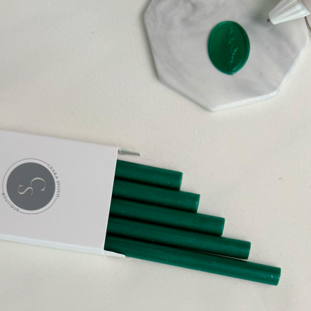 Batoane de ceara pentru sigilii - Baton ceara sigilii verde padure