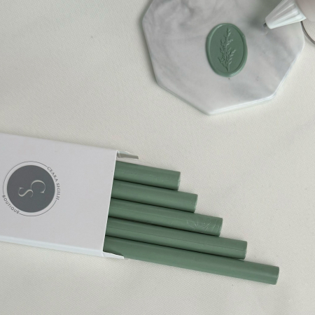 Batoane de ceara pentru sigilii - Baton ceara sigilii verde sage