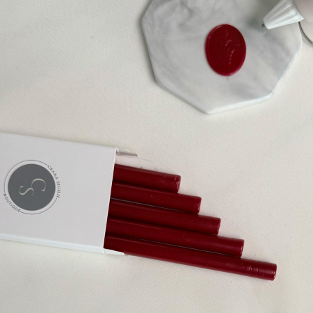 Batoane de ceara pentru sigilii - Baton ceara pentru sigilii invitatii visiniu