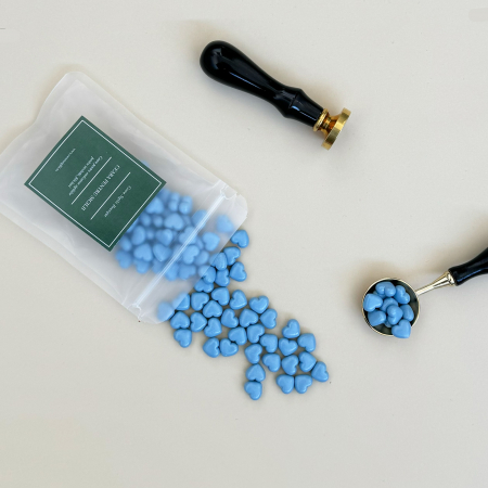 Bilute ceara pentru sigilii - Bilute de ceara pentru sigilii albastru prafuit