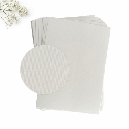 CARTON INVITATII NUNTA - Carton alb texturat cu linii pentru invitatii nunta