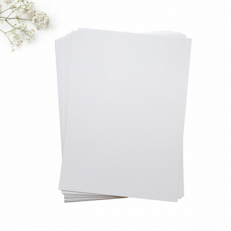 CARTON INVITATII NUNTA - Carton alb sidefat pentru invitații
