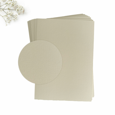 CARTON INVITATII NUNTA - Carton crem texturat pentru invitatii de nunta