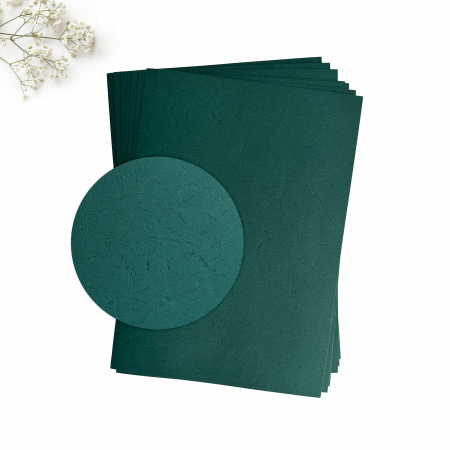 CARTON INVITATII NUNTA - Carton verde smarald pentru invitatii de nunta