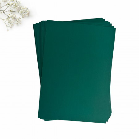 CARTON INVITATII NUNTA - Carton invitatii nunta verde soft-touch Plike green