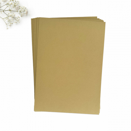CARTON INVITATII NUNTA - Carton reciclat olive pentru invitatii de nunta