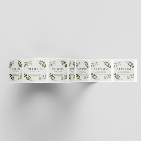 Etichete Multumim pentru comanda 6x6cm [2]