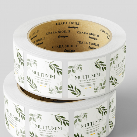 Etichete Multumim pentru comanda 6x6cm [1]