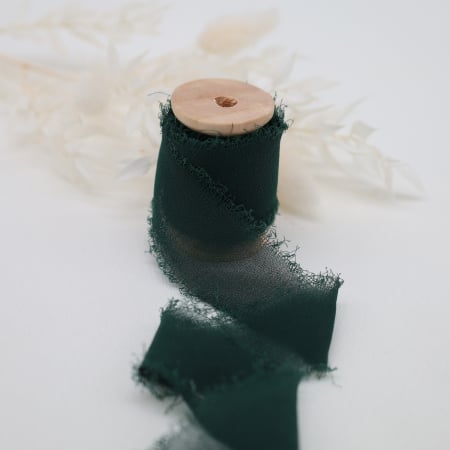 panglica matase verde smarald [2]