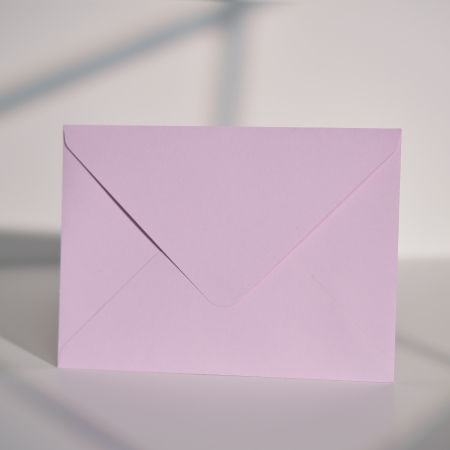 Plicuri B6 (12x17cm) - Plic B6 lila 120g, plic lila premium pentru invitații, plic B6 mov pastel elegant