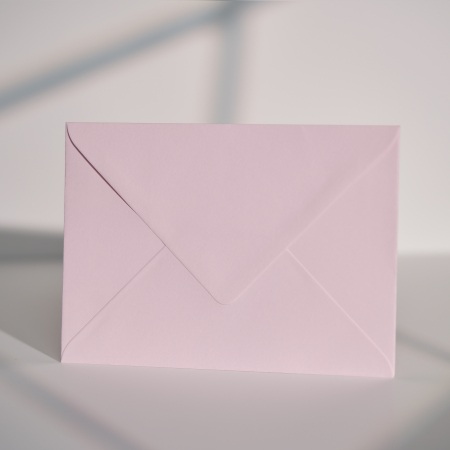Plicuri B6 (12x17cm) - Plic B6 roz pal 120g, plic roz pastel premium, plic roz pal elegant
