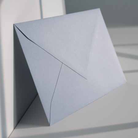 Plic B6 albastru azur 120g, plic albastru deschis premium, plic azur elegant pentru invitații [1]