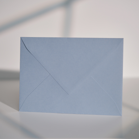 Plic B6 albastru azur 120g, plic albastru deschis premium, plic azur elegant pentru invitații [0]