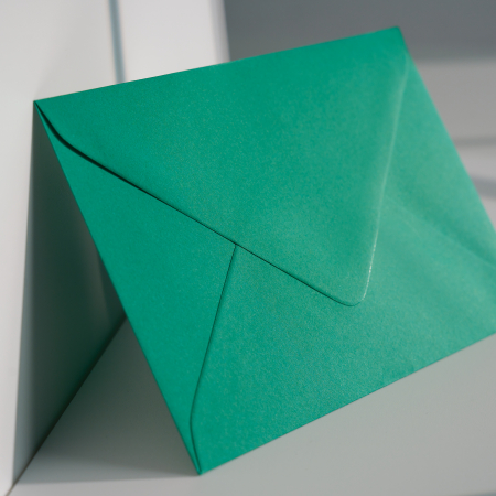 Plic C6 verde pădure, plic verde închis pentru invitații, plic verde elegant nuntă [1]