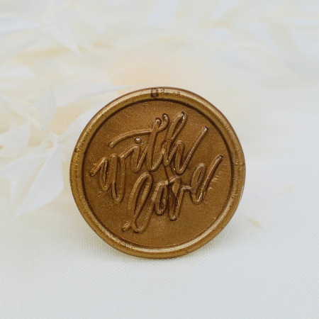 Sigilii de ceara handmade - Sigilii ceara invitatii with love