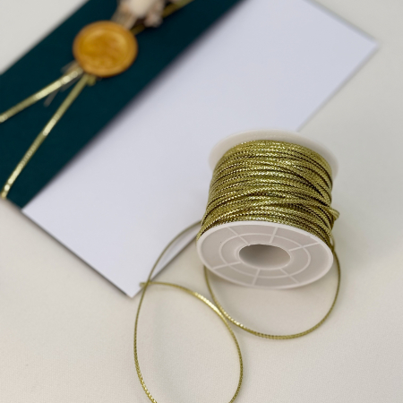 snur auriu pentru invitatii de nunta [1]