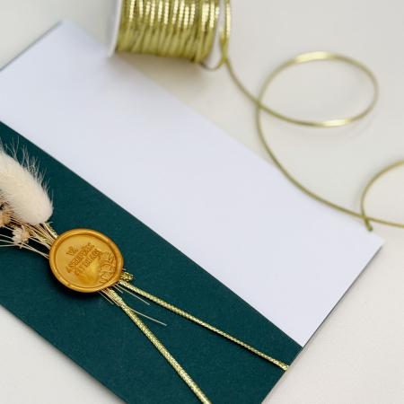 snur auriu pentru invitatii de nunta [2]