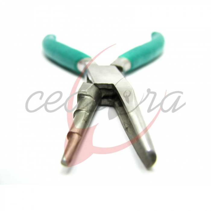 Cleste Varf Rotund in Trepte, 140mm, pentru zale din sarma [4]