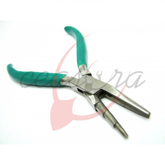 Cleste Varf Rotund in Trepte, 140mm, pentru zale din sarma [3]