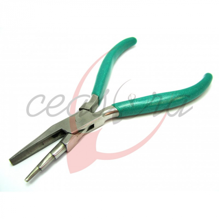 Cleste Varf Rotund in Trepte, 140mm, pentru zale din sarma [2]