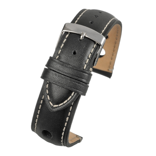 Curea Ceas Neagra Rally Style 18mm [1]